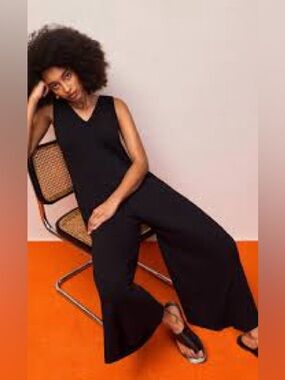 EILEEN FISHER SLEEVELESS WIDE LEG JUMPSUIT 
ORIGINAL PRICE $398.00